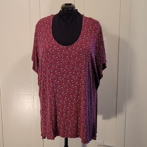 Flowered Flowing Tunic